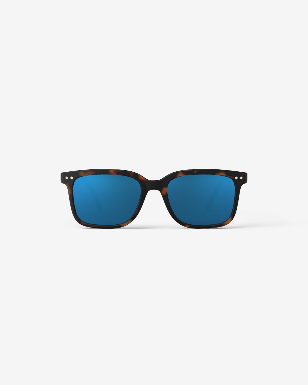 Brille #L Tortoise Mirror Rechteckig Braun - Izipizi