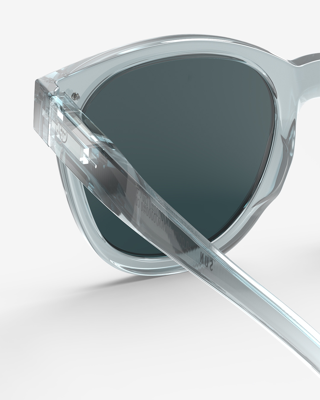 Trendy SUN glasses #N Frozen Blue Trapezoidale - Izipizi