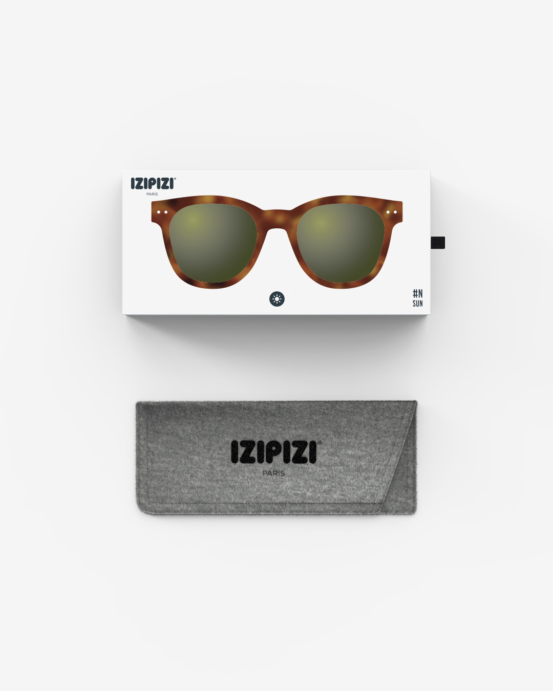 Trendy SUN glasses #N Havane Trapeze - Izipizi