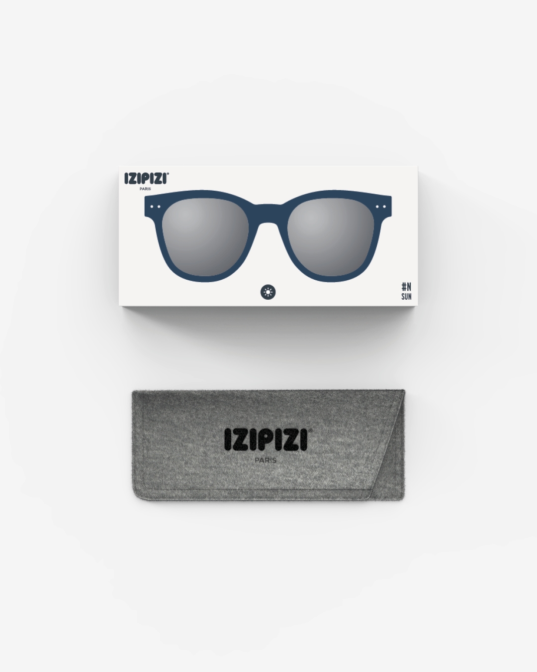 Gafas #N Indigo Trapezoidale Negro - Izipizi