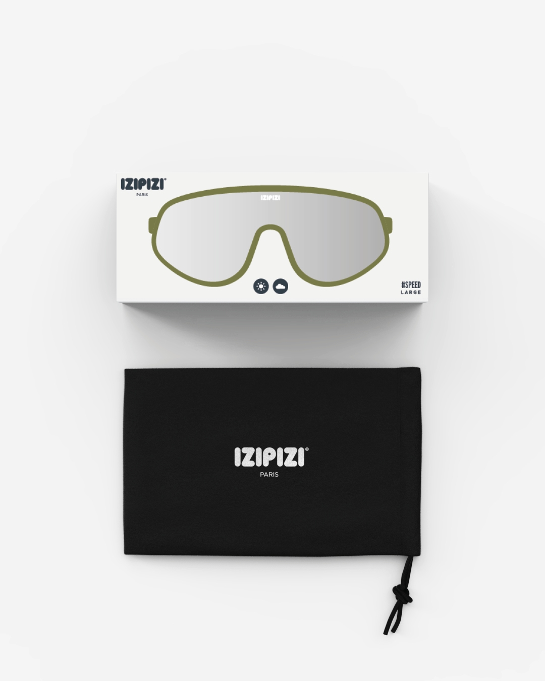 Trendy SPEED glasses Sage Green All Weather - Izipizi