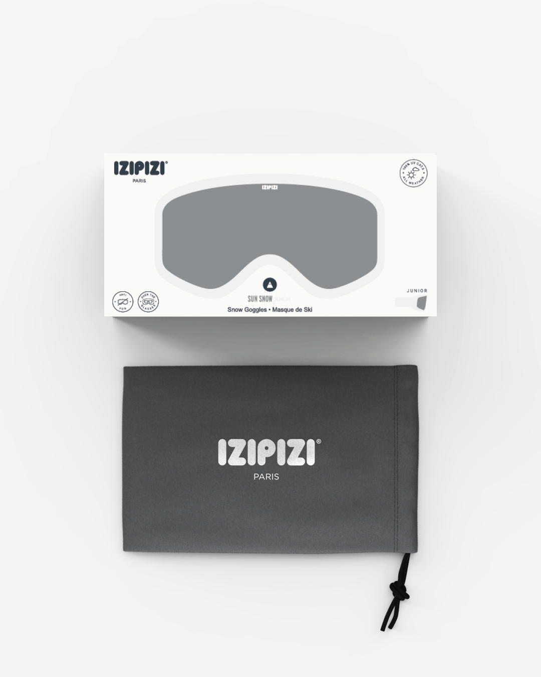 Lunette #SNOW JUNIOR - White Blanc à la mode - Izipizi