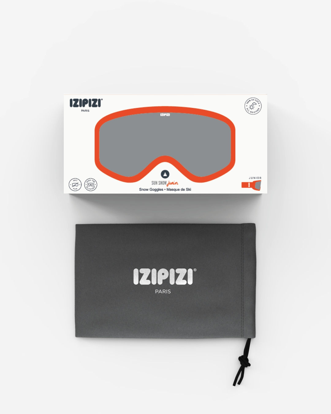 Lunette #SNOW JUNIOR - Orange Orange à la mode - Izipizi