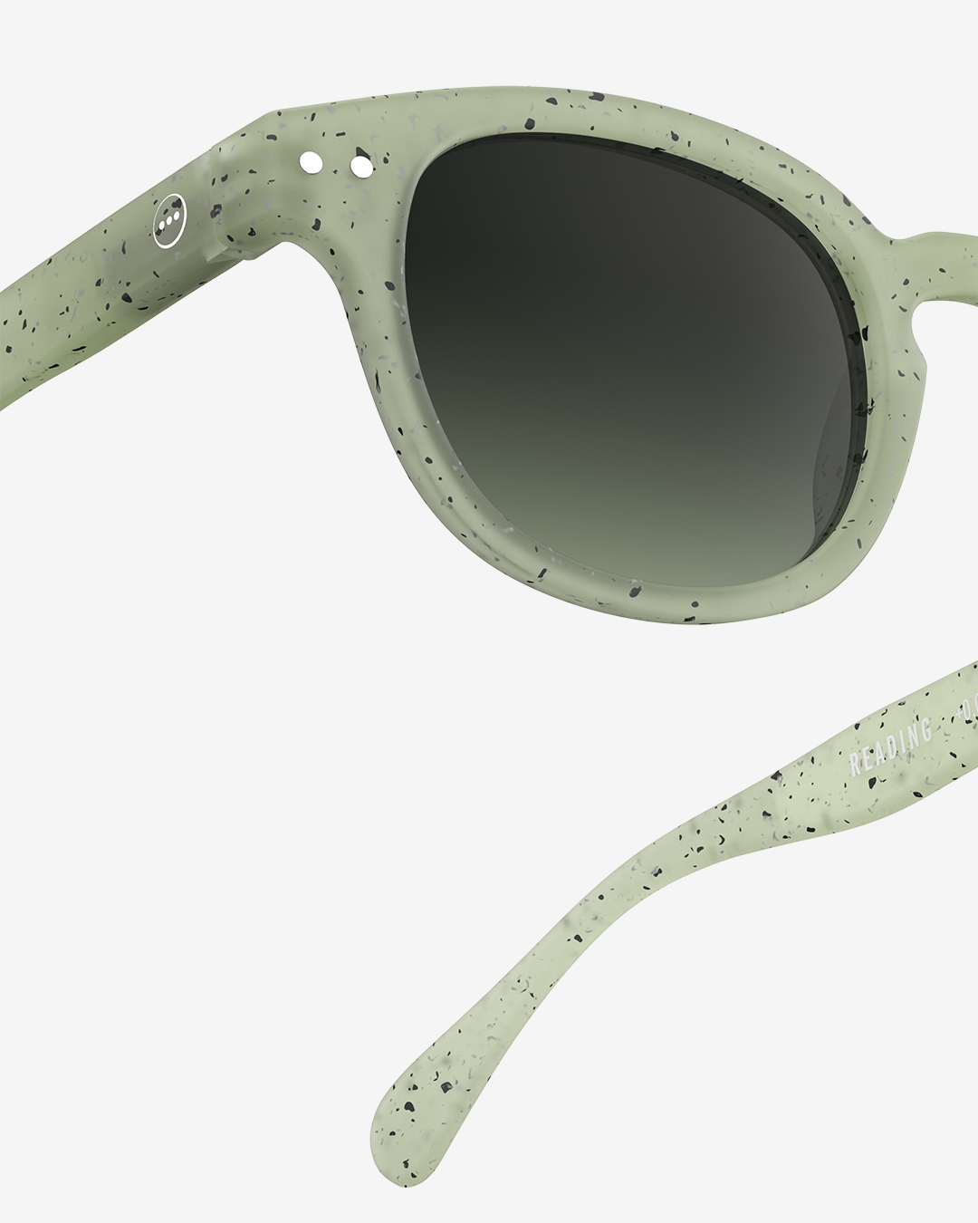 Trendy SUN glasses #C Dyed Green Square - Izipizi