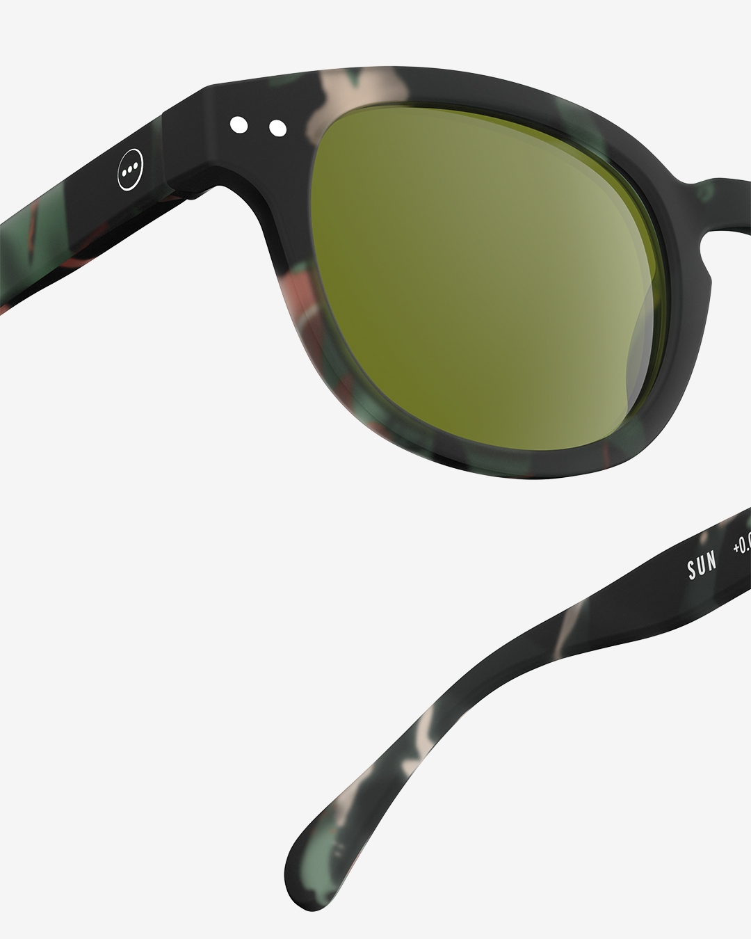 Lunette #C Camo ENGINEERED GARMENTS X IZIPIZI Carré Noir à la mode - Izipizi