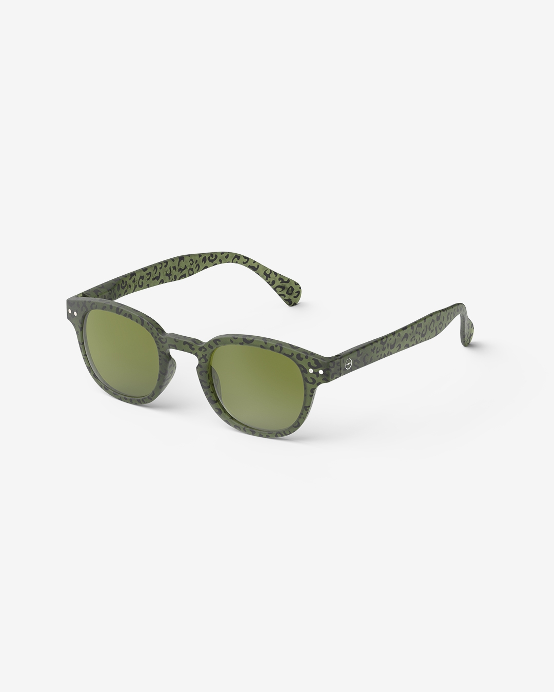 Trendy SUN glasses #C Kaki leopard ENGINEERED GARMENTS X IZIPIZI Square - Izipizi