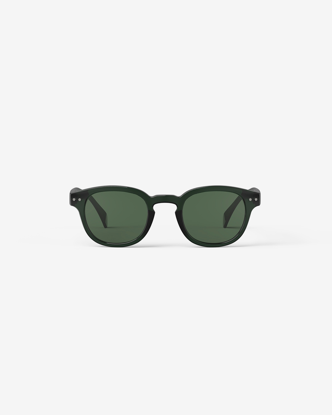 Trendy SUN glasses #C Bakelite Green Square - Izipizi