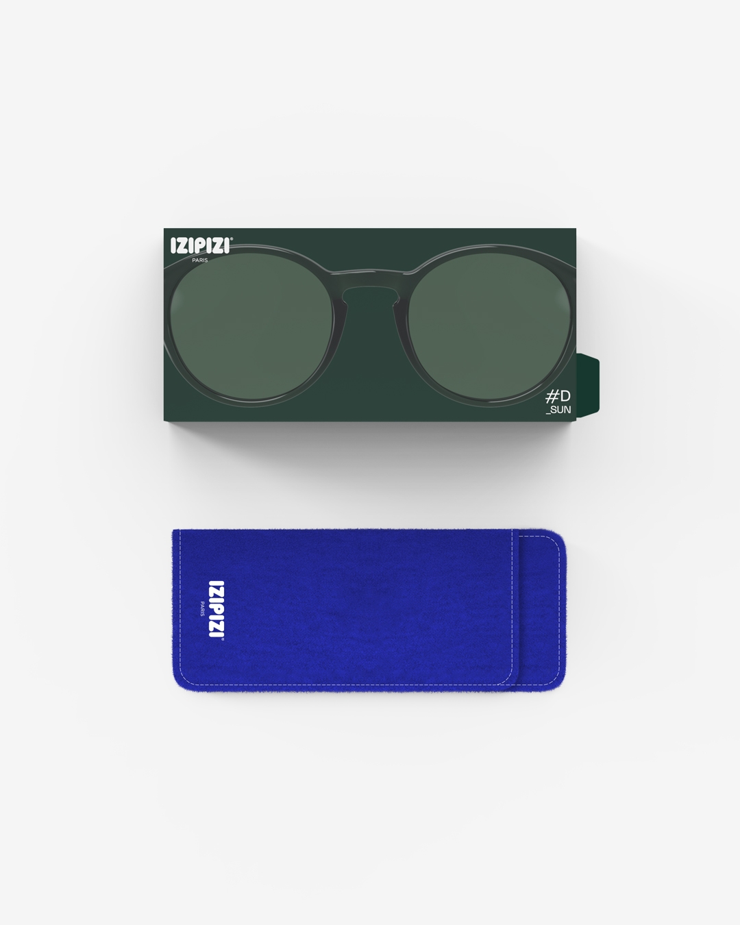 Trendy SUN glasses #D Bakelite Green Pantos - Izipizi