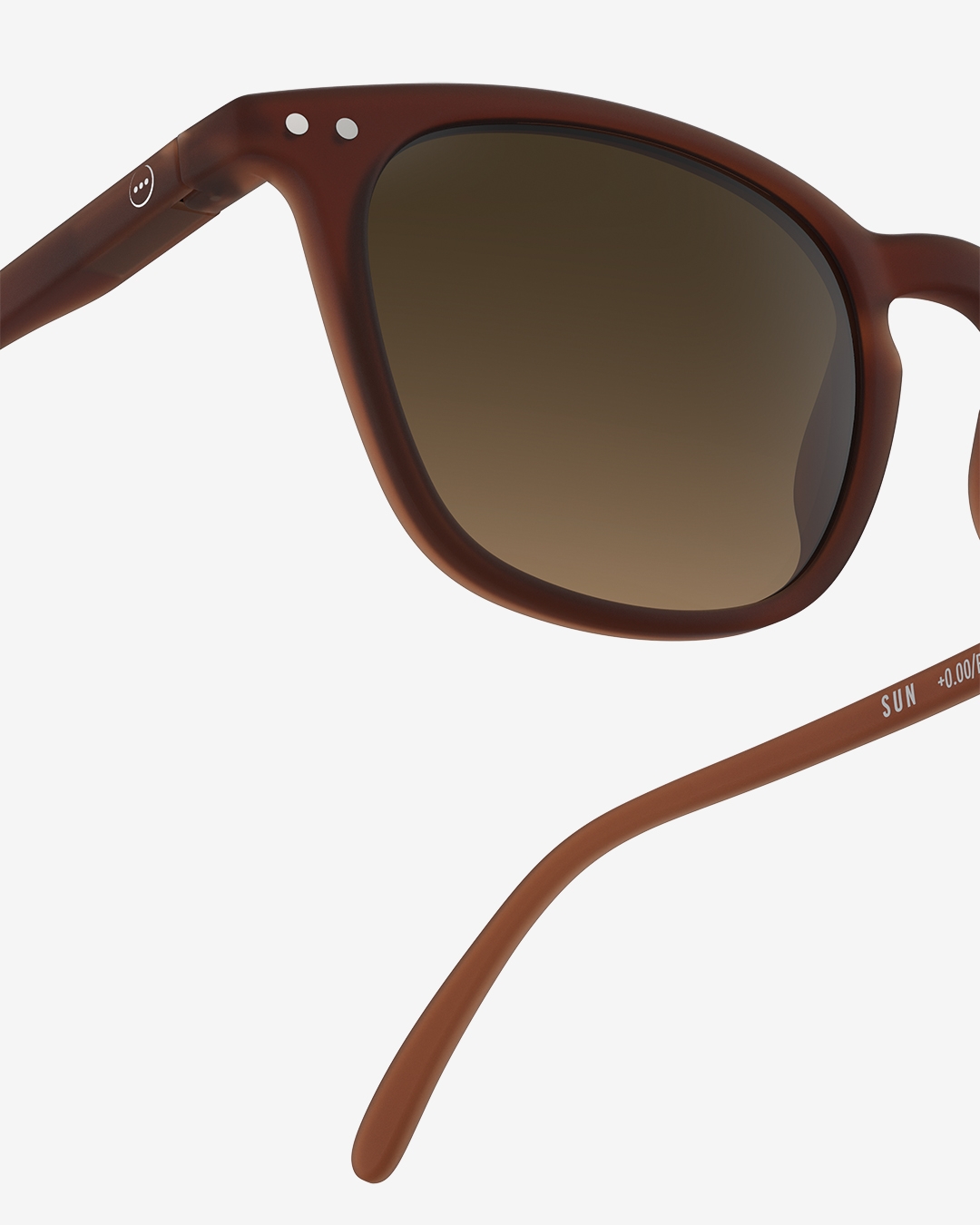 Trendy SUN glasses #E Mahogany Trapeze - Izipizi