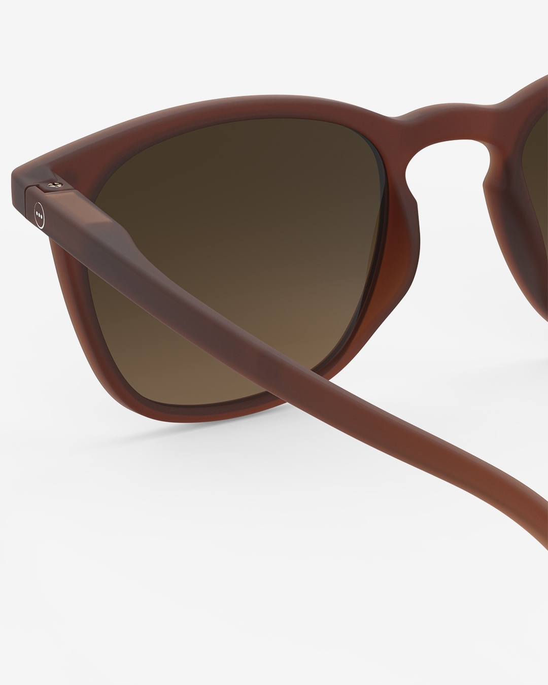 Trendy SUN glasses #E Mahogany Trapeze - Izipizi