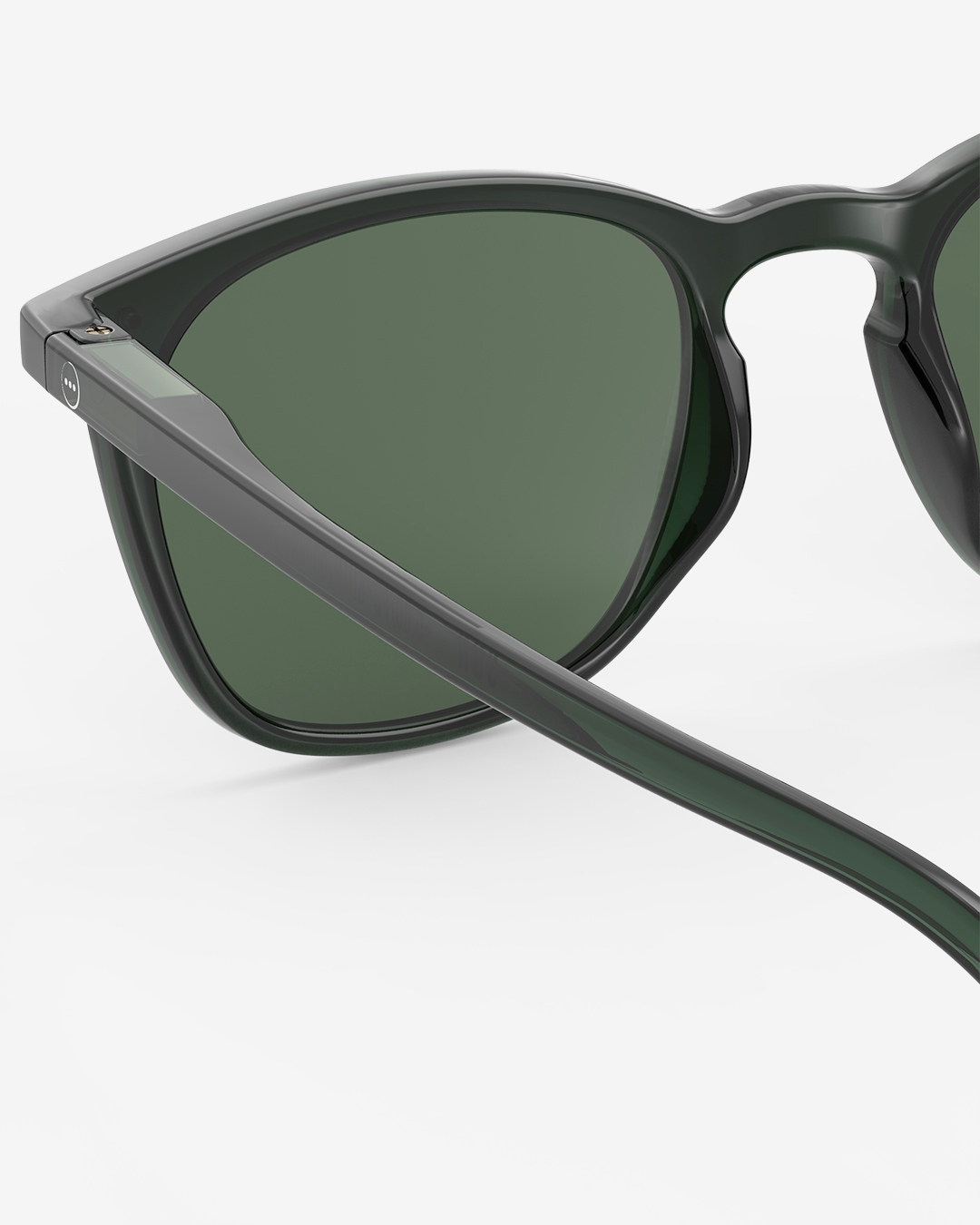 Trendy SUN glasses #E Bakelite Green Trapezoidale - Izipizi