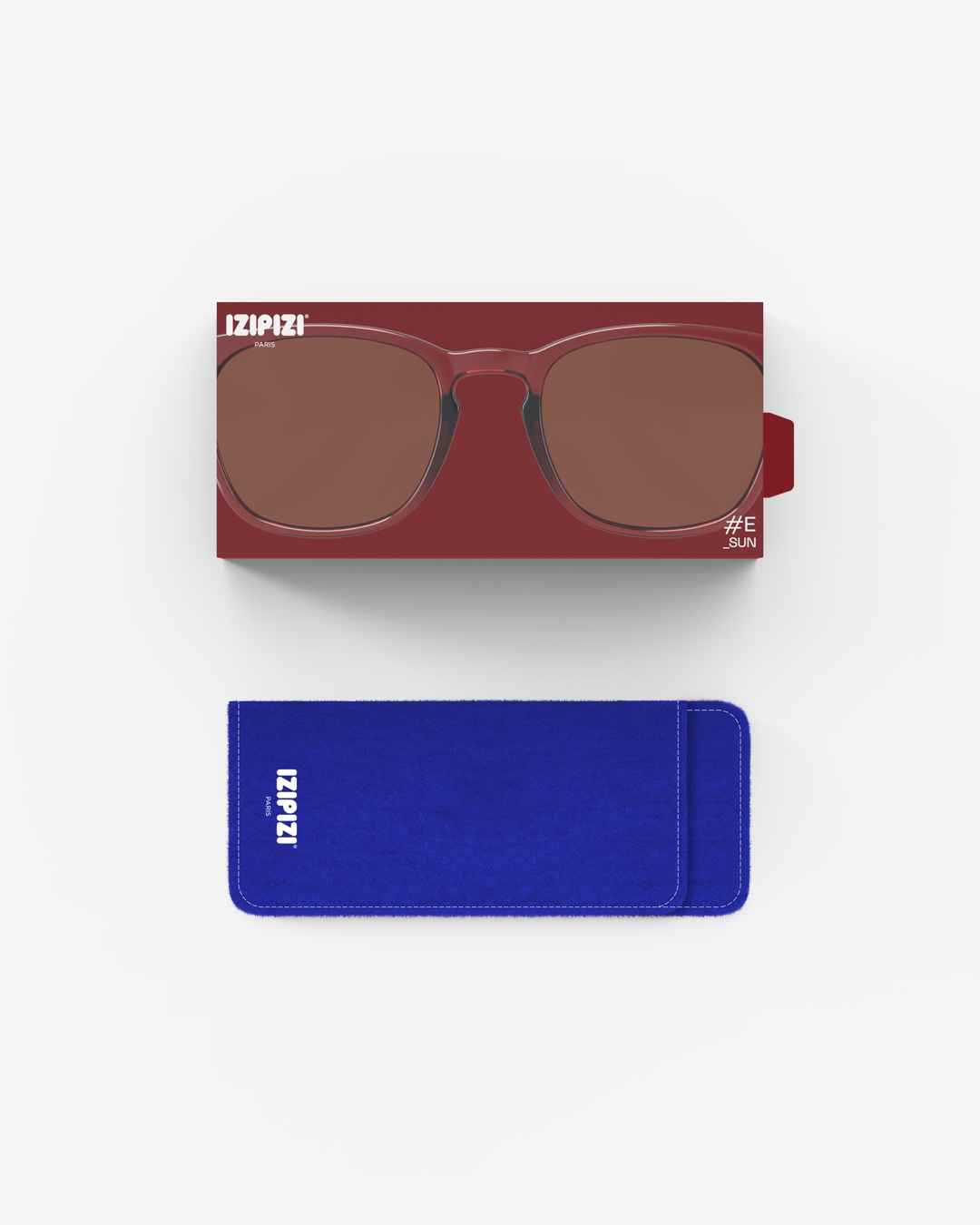 Trendy SUN glasses #E Red Tape Trapeze - Izipizi