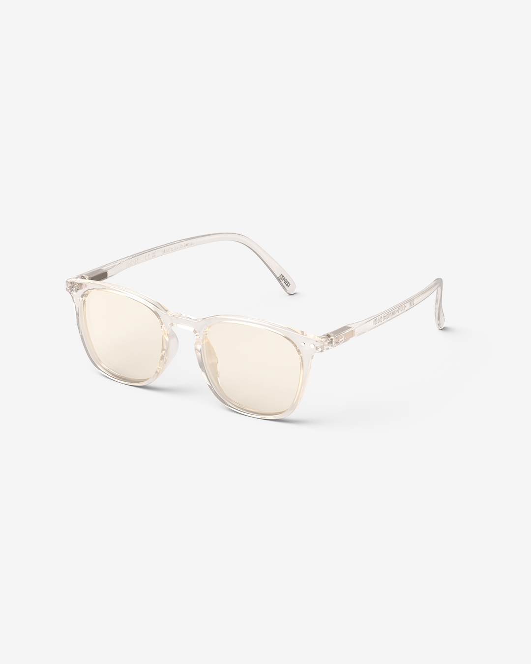 Trendy SUN glasses #E Paper Note Beige Trapezoidale - Izipizi