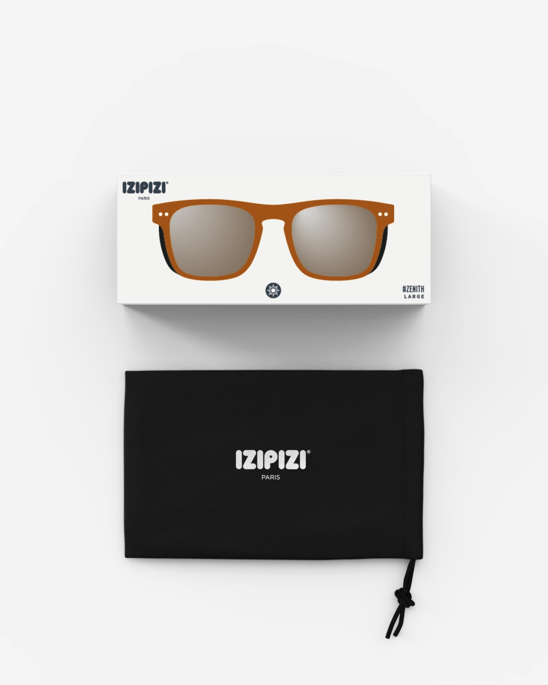 Trendy ZENITH glasses Hazel Intense Light - Izipizi