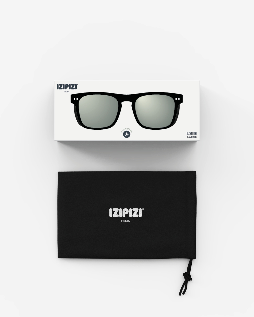 Lunette #ZENITH - Black Good Weather Polarized Noir à la mode - Izipizi