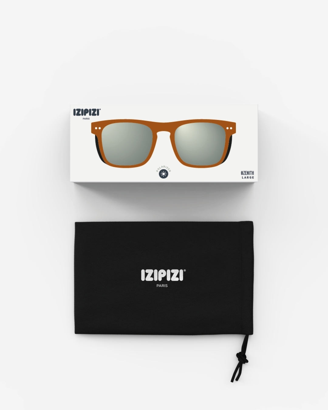 Lunette #ZENITH - Hazel Good Weather Polarized Marron à la mode - Izipizi
