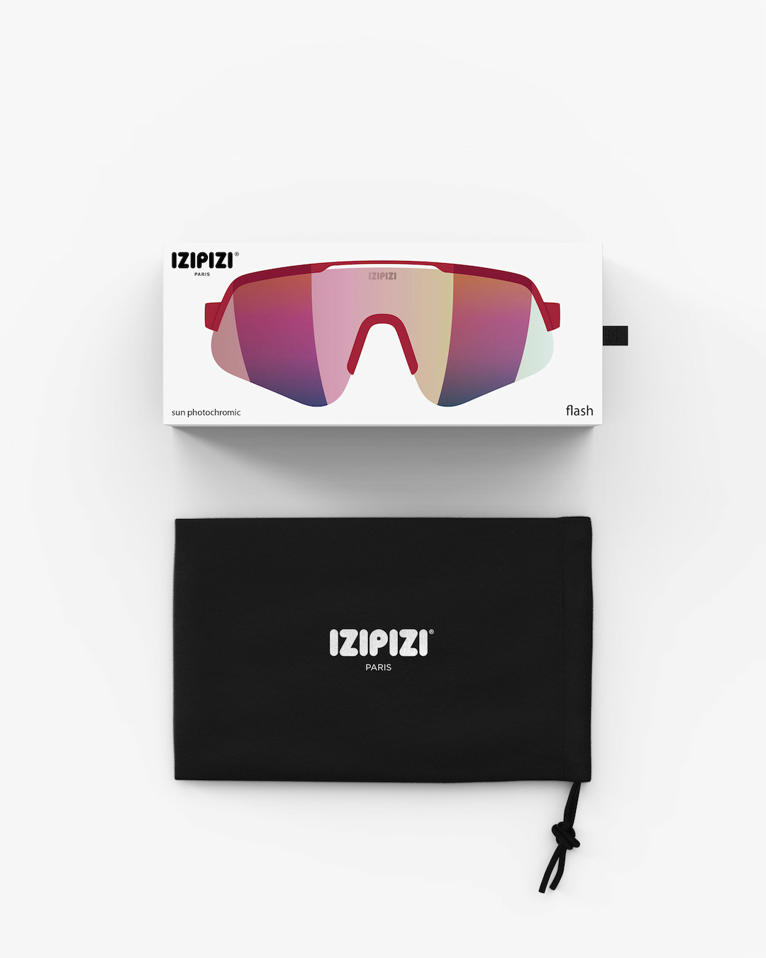 Trendy ACTIVE glasses #FLASH Red Boost - Izipizi