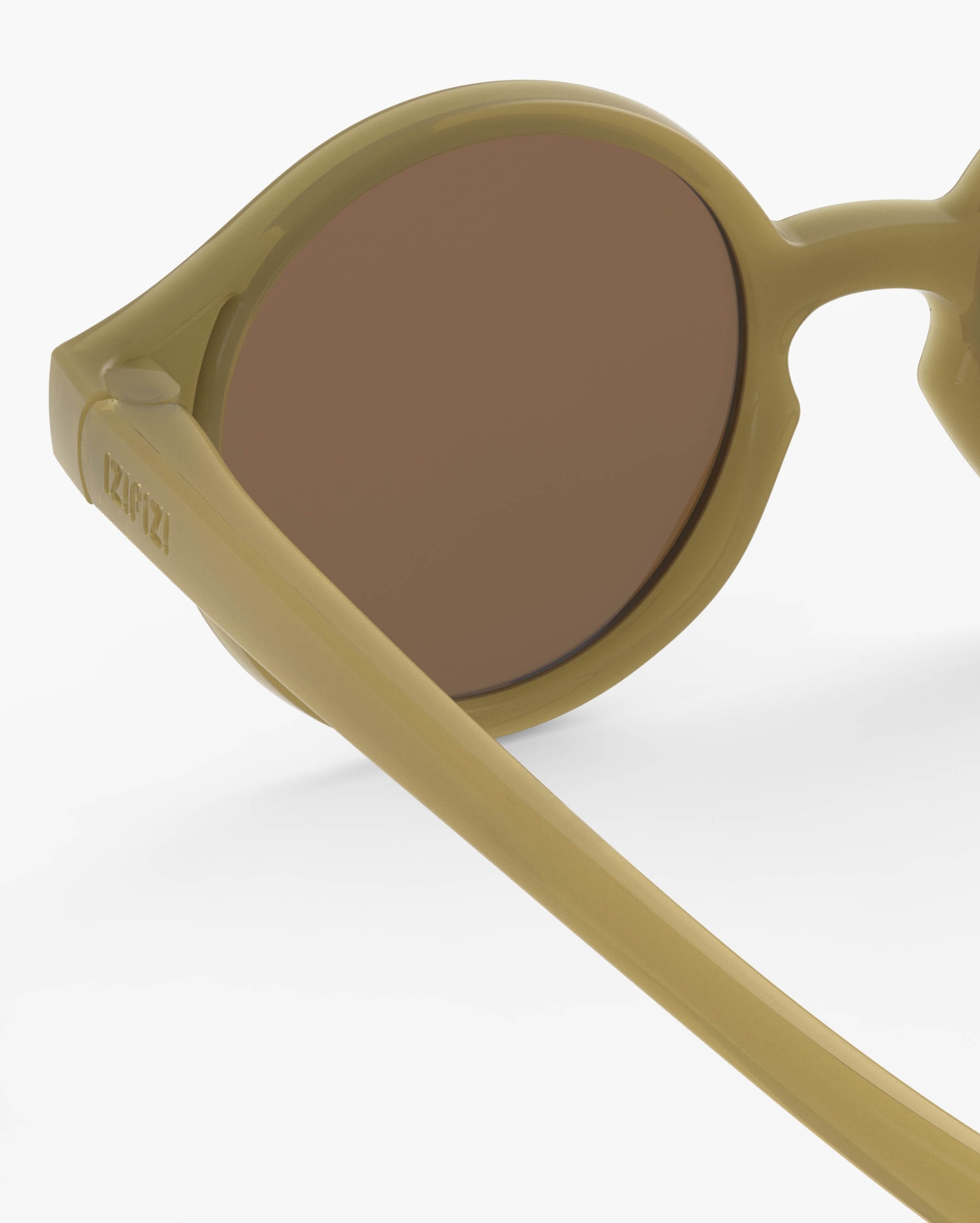 Lunette #d Glossy Kaki Pantos Vert à la mode - Izipizi