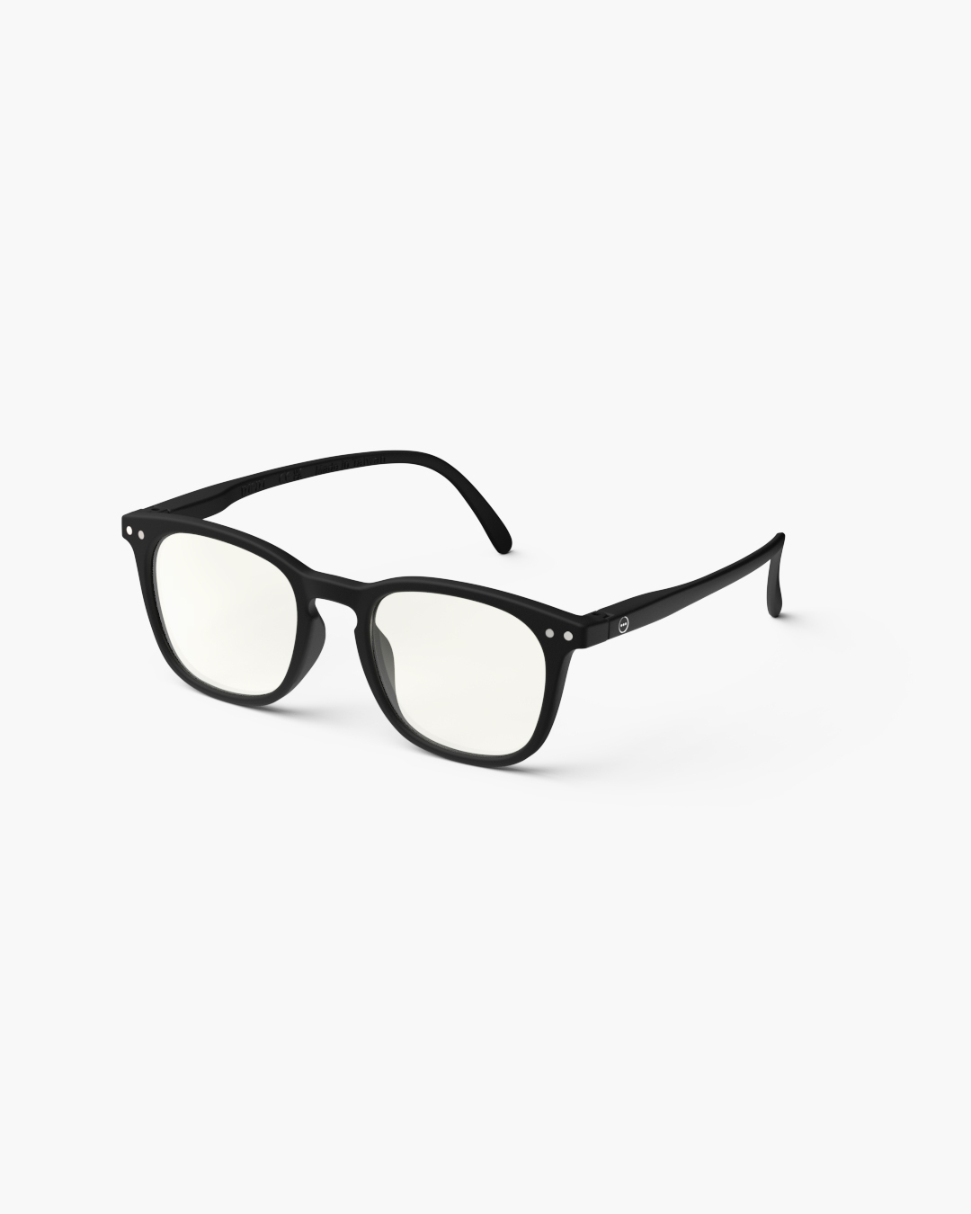 Lunette #E Black Trapèze Noir à la mode - Izipizi