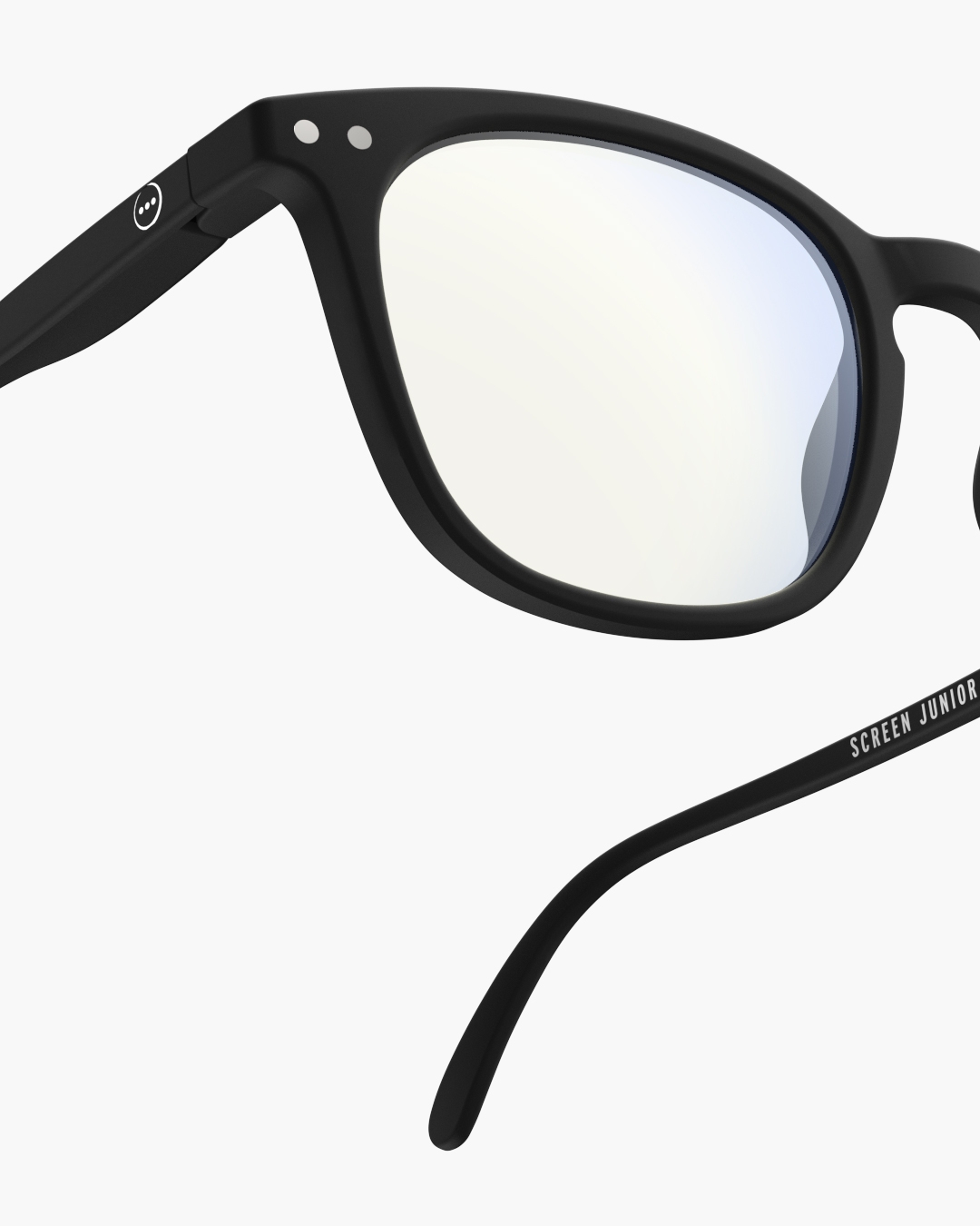 Lunette #E Black Trapèze Noir à la mode - Izipizi