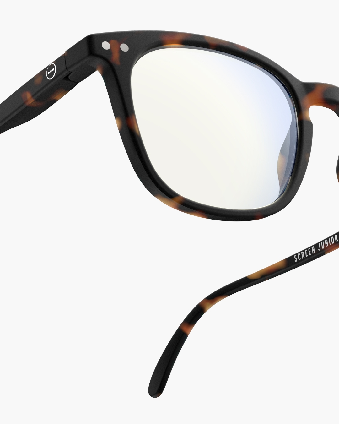 Brille #E Tortoise Trapezförmige Braun - Izipizi