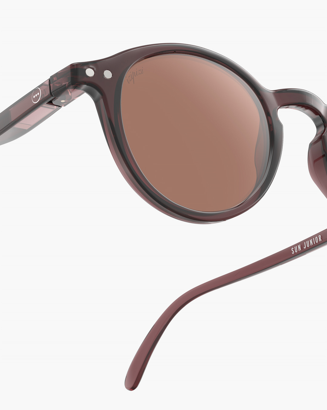 Trendy JUNIOR SUN glasses #d Old Leather Pantos - Izipizi