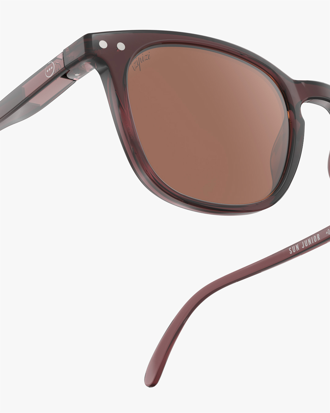 Lunette Mini Me #E Old Leather Marron à la mode - Izipizi