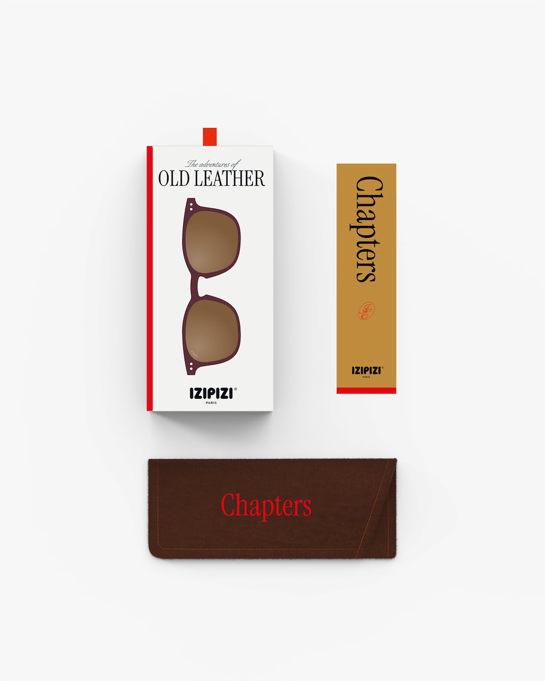 Trendy JUNIOR SUN glasses #e Old Leather Trapeze - Izipizi