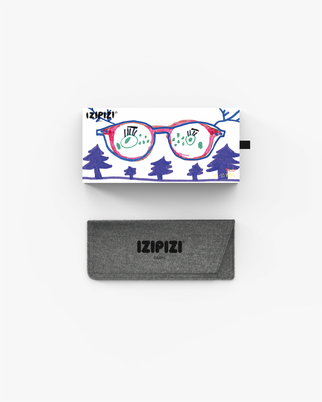 Lunette #d Mahogany - Produit Solidaire Pantos Marron à la mode - Izipizi