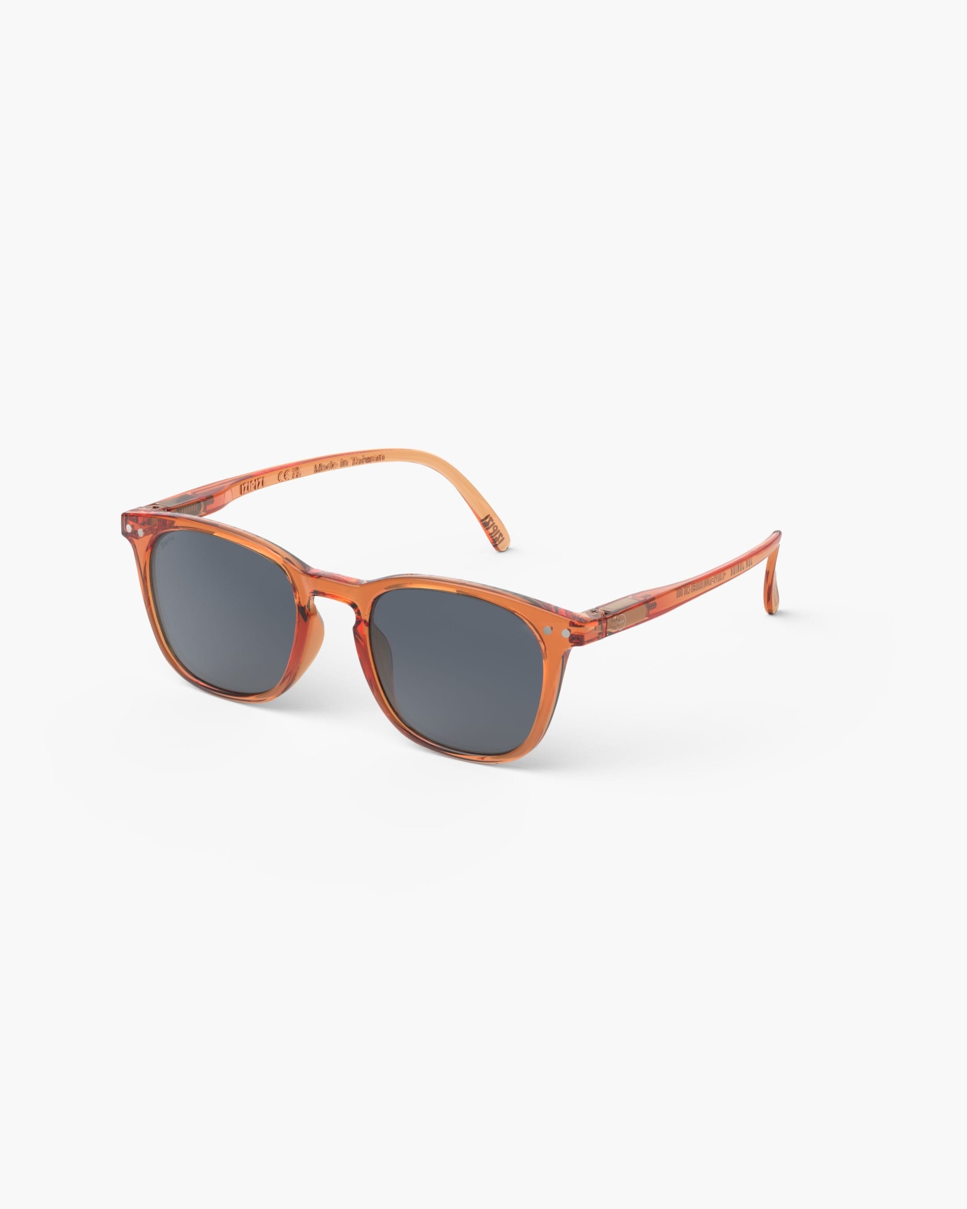 Trendy JUNIOR SUN glasses #e Orange Smash Trapeze - Izipizi