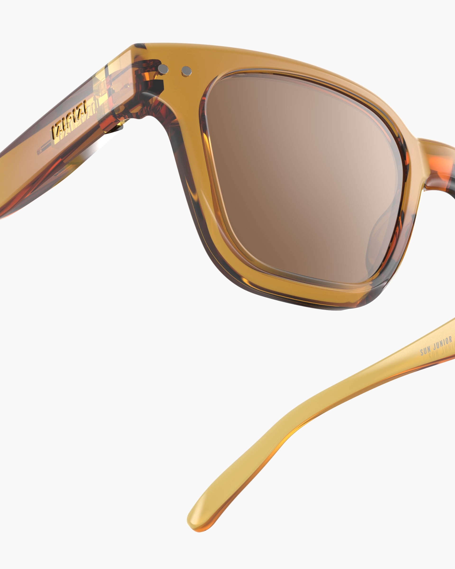 Lunette #road Golden Canyon Trapèze Marron à la mode - Izipizi