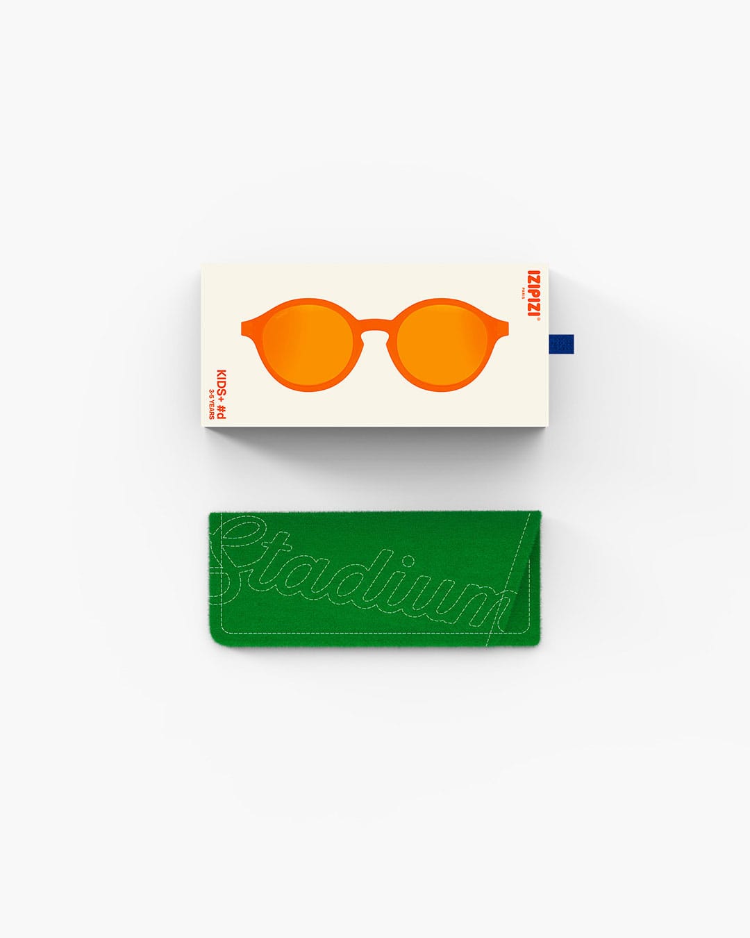 Trendy KIDS PLUS glasses #d Orange Smash Pantos - Izipizi