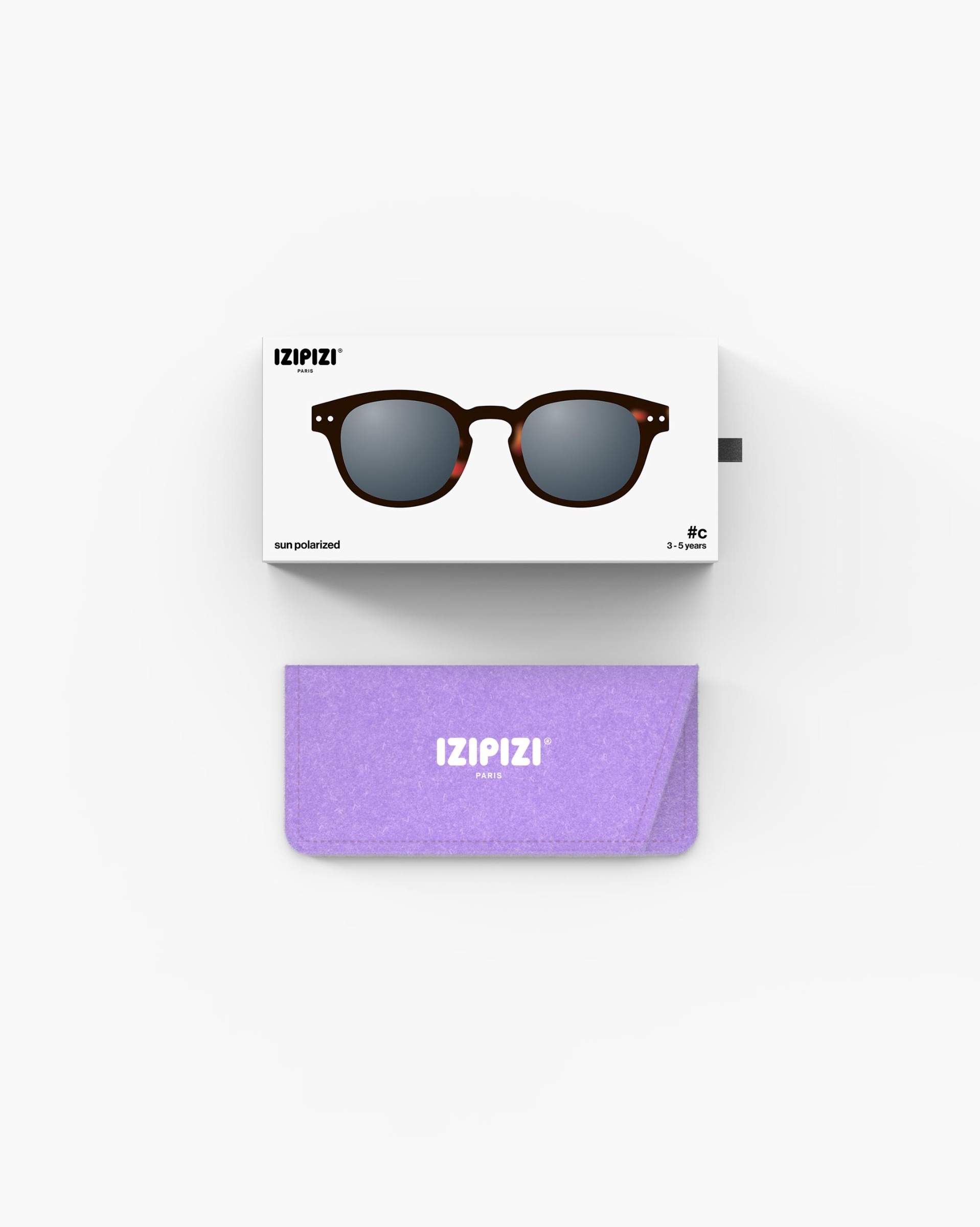 Lunette #c Tortoise Pantos Marron à la mode - Izipizi