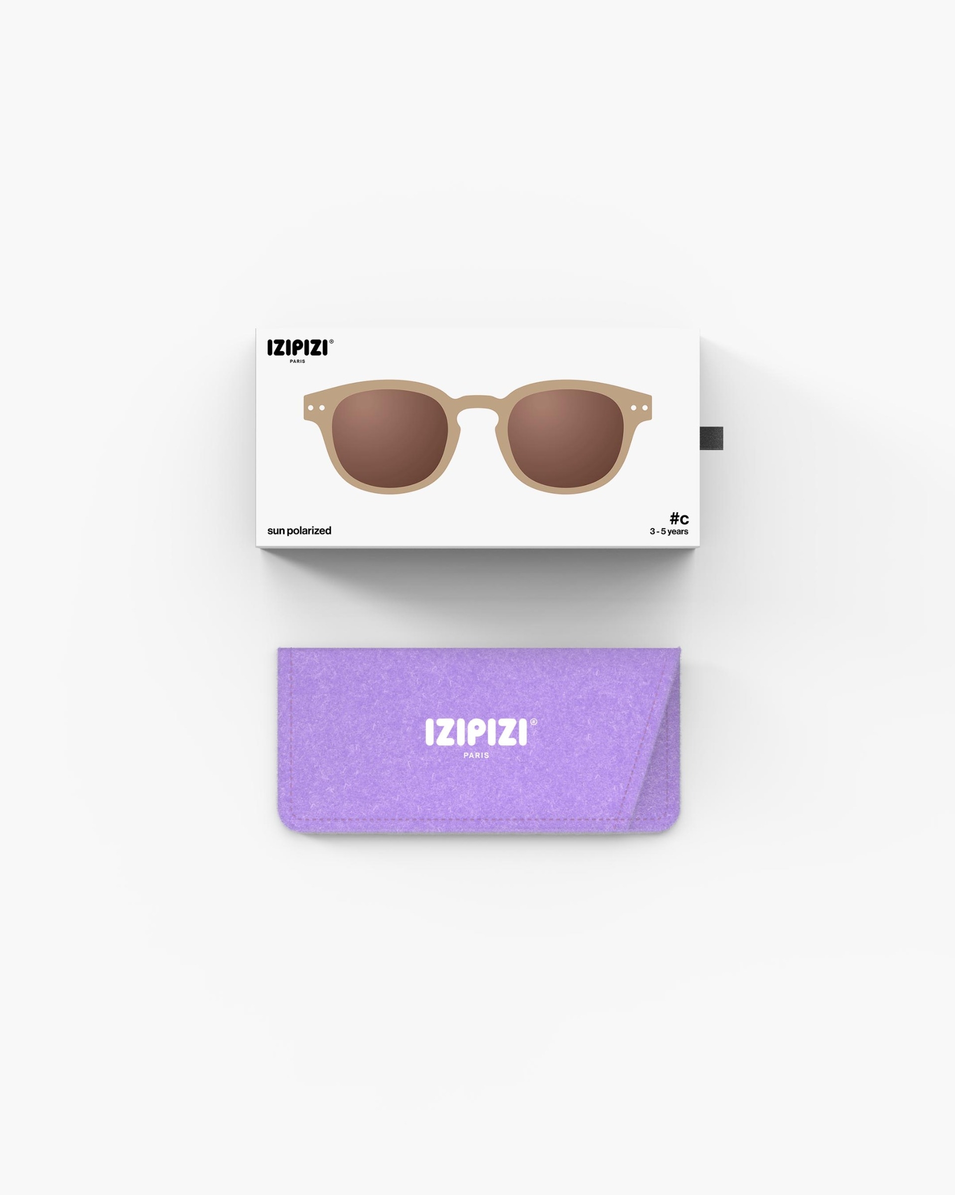 Brille #c Macchiato Quadrat Beige - Izipizi