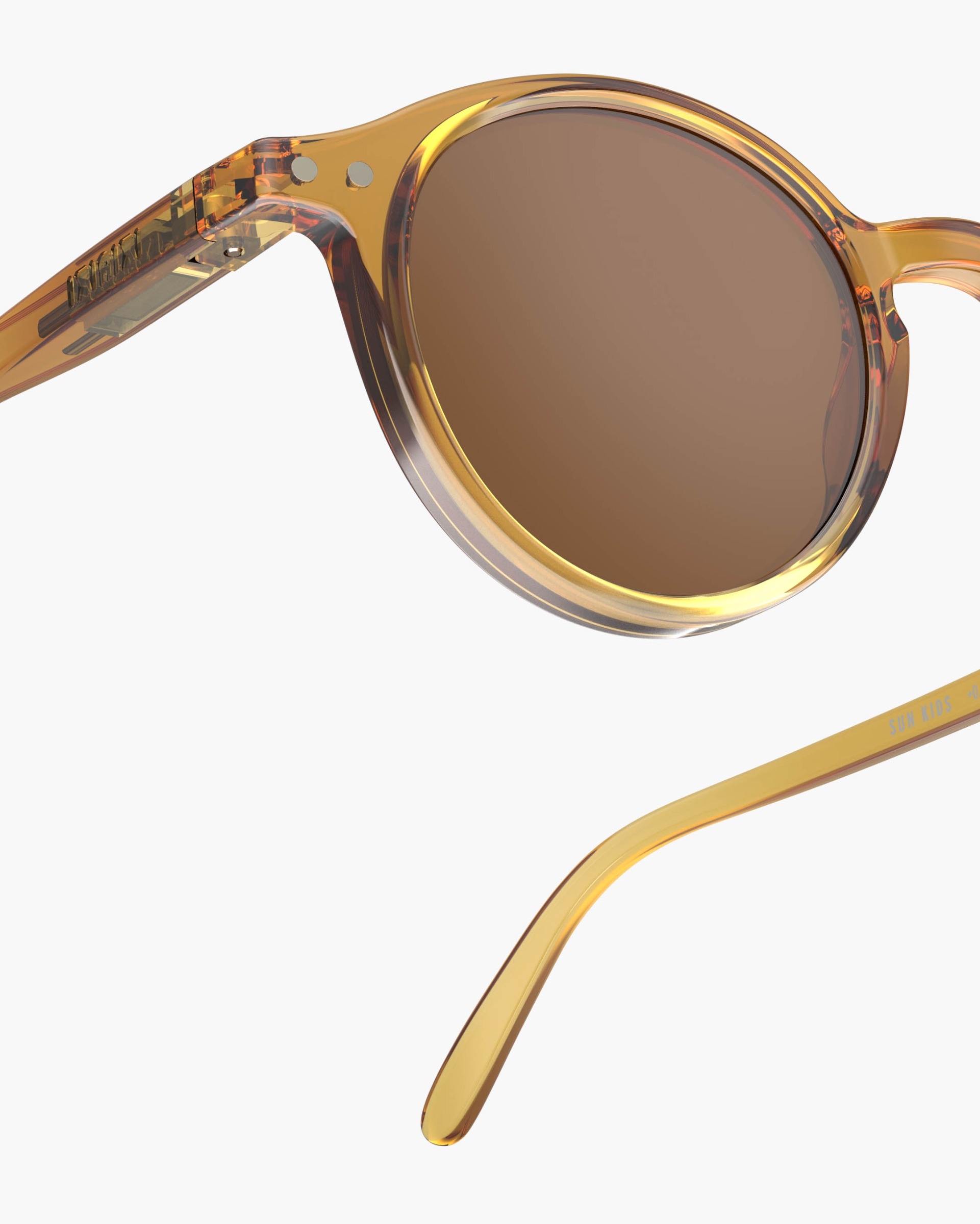 Lunette #d Golden Canyon Pantos Marron à la mode - Izipizi