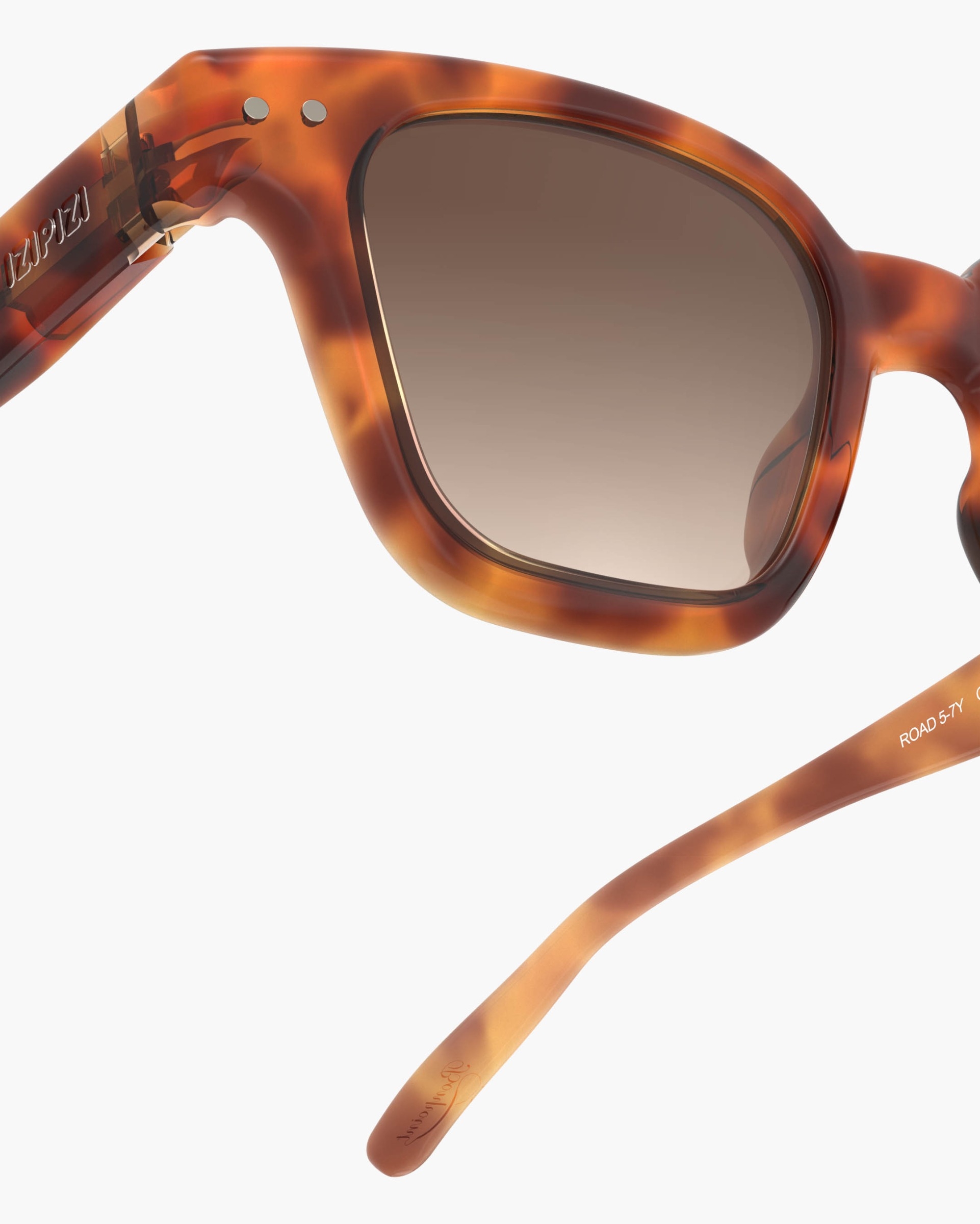 Lunette #road Glossy Havane - BONPOINT X IZIPIZI Trapèze Marron à la mode - Izipizi