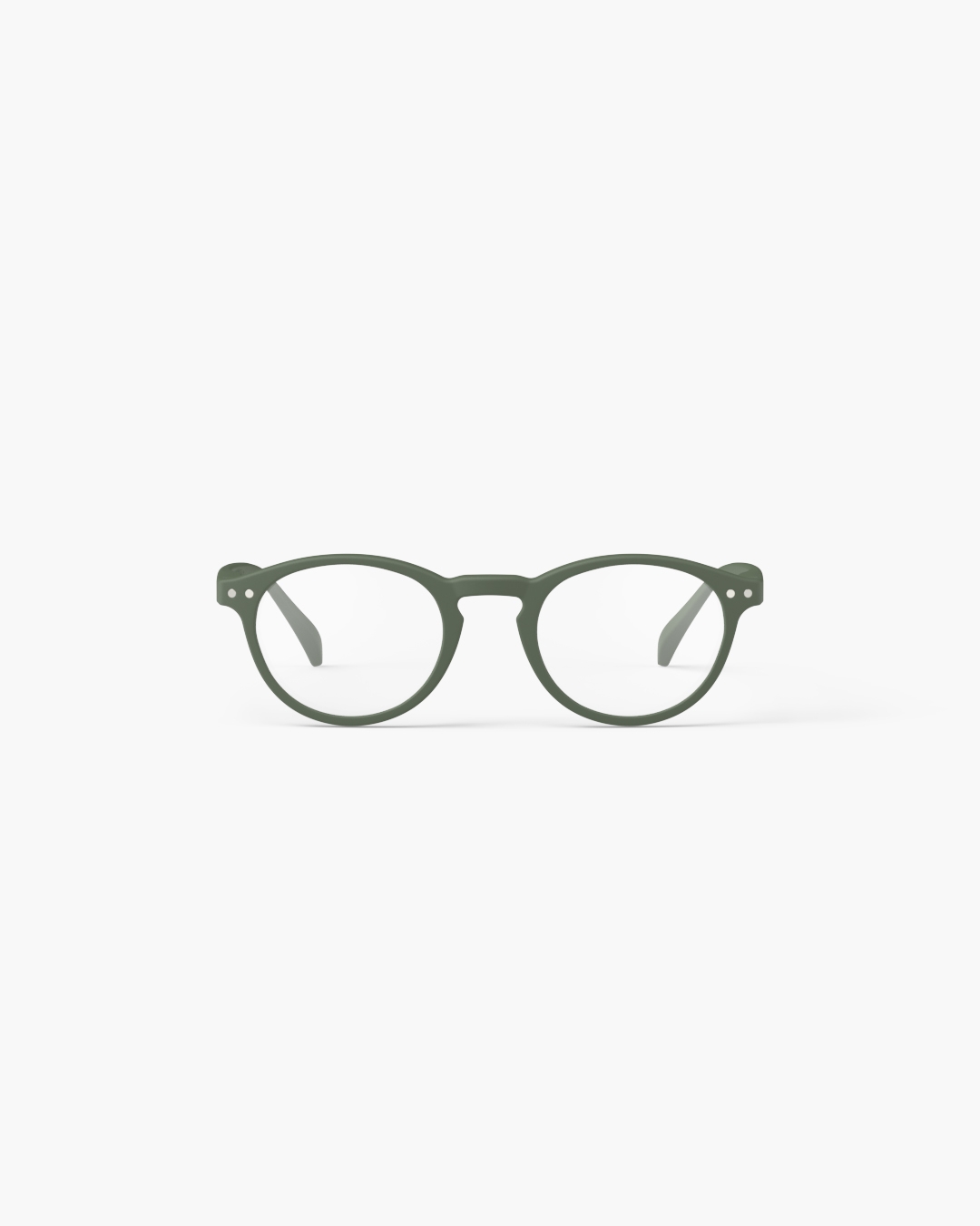 Trendy READING glasses #A Kaki Green Pantos - Izipizi