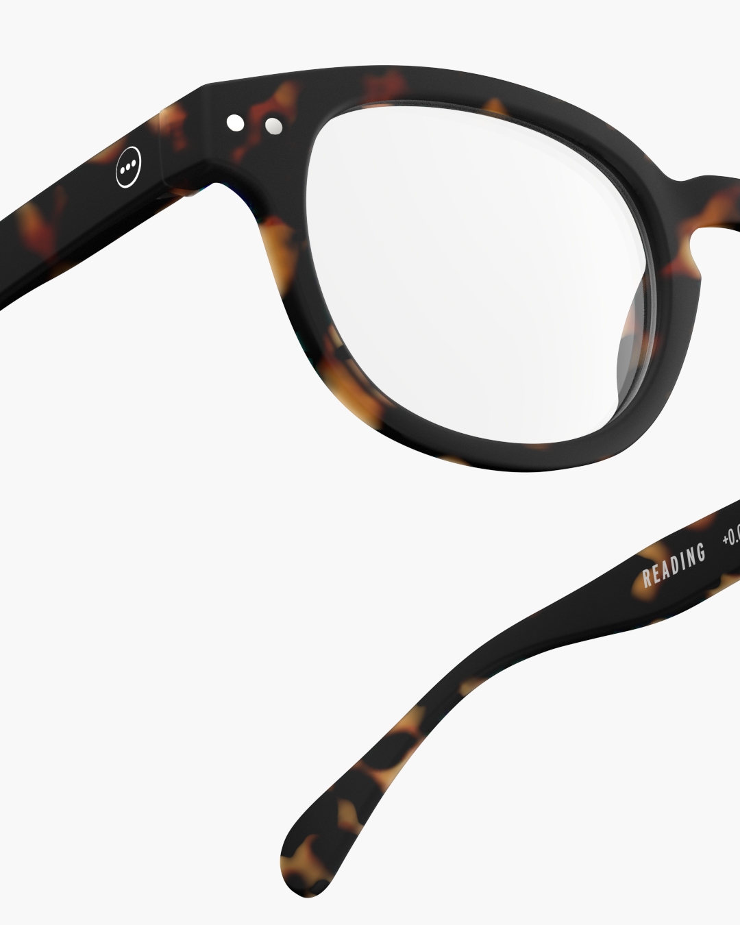 Brille #C Tortoise Quadrat Mehrfarbig und Muster - Izipizi