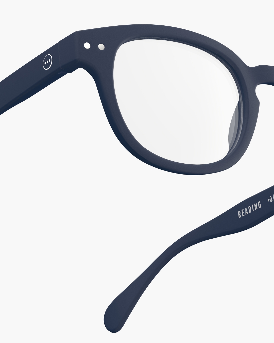 Lunette #C Navy Blue Carré Bleu à la mode - Izipizi