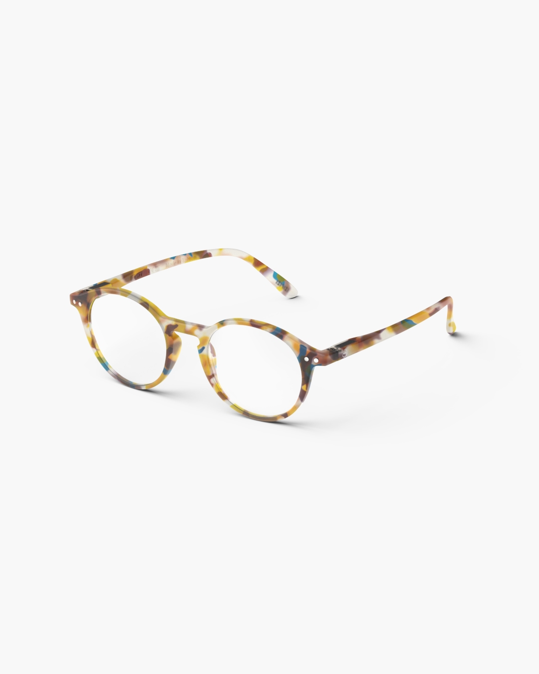 Gafas #D Blue Tortoise Pantos Multicolor y patrones - Izipizi