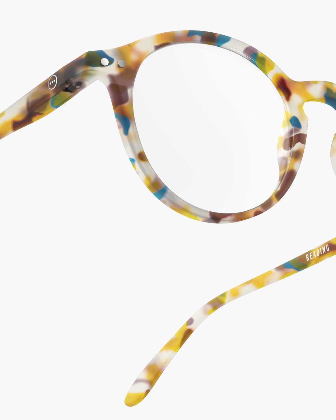 Gafas #D Blue Tortoise Pantos Multicolor y patrones - Izipizi
