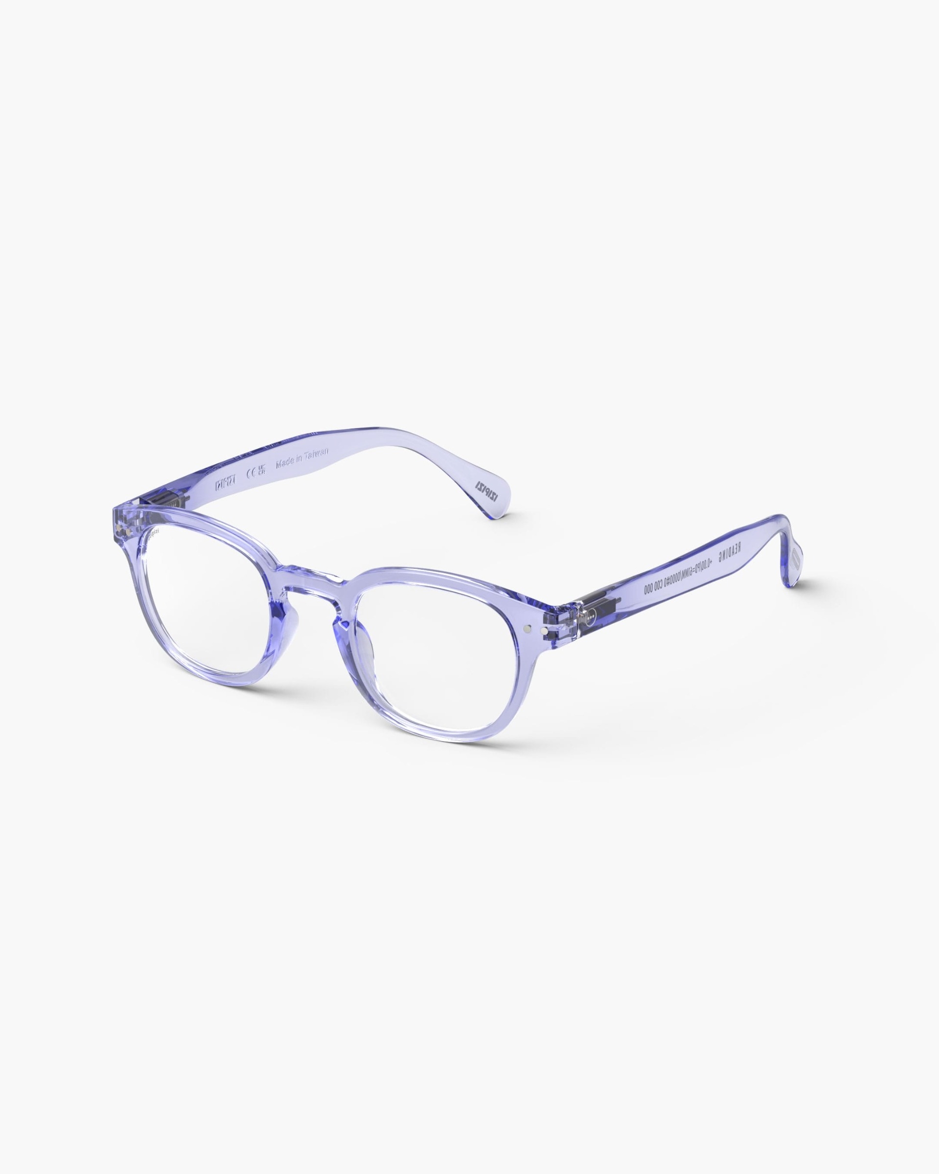 Trendy READING glasses #C Athletic Purple Square - Izipizi