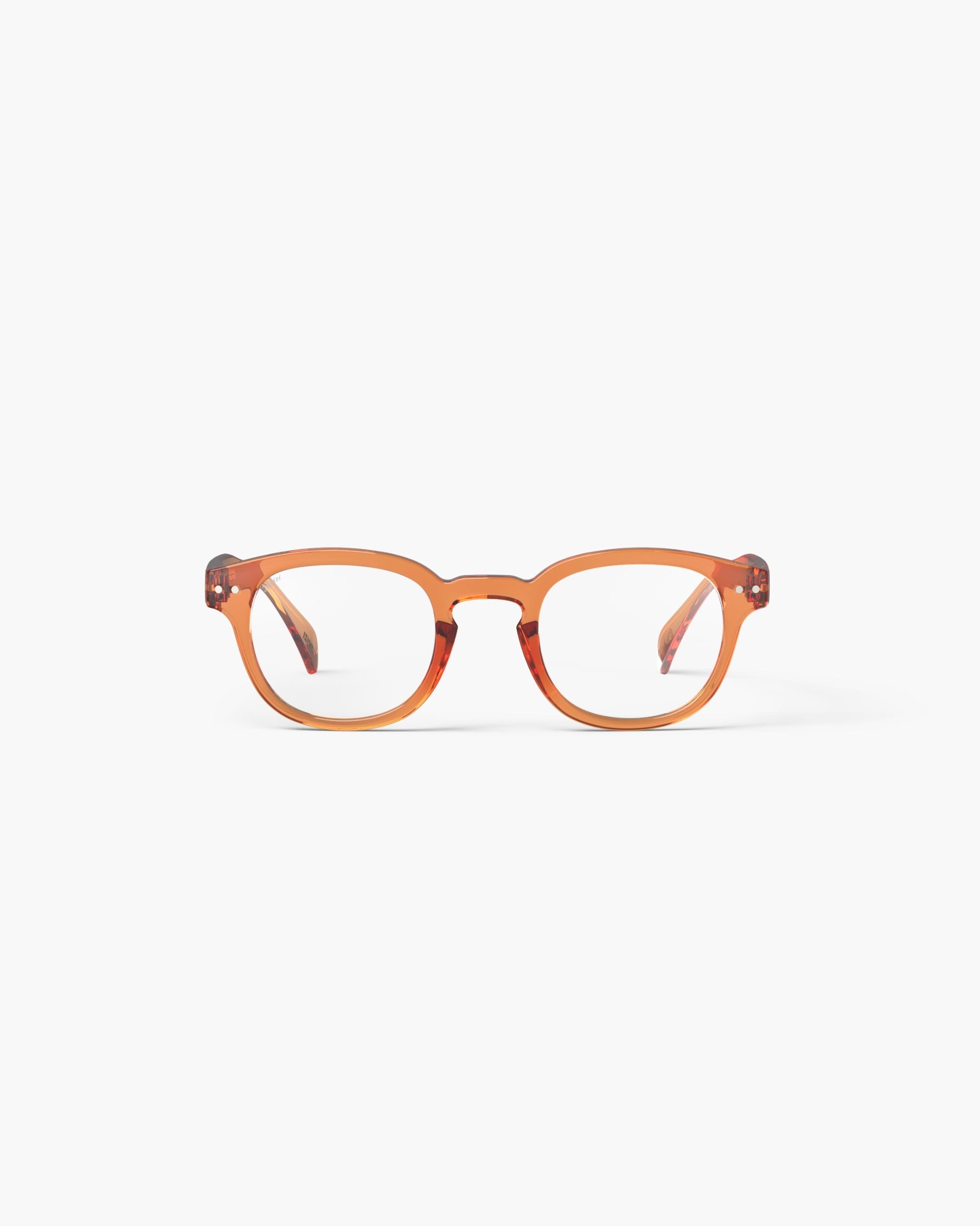 Trendy READING glasses #C Orange Smash Square - Izipizi