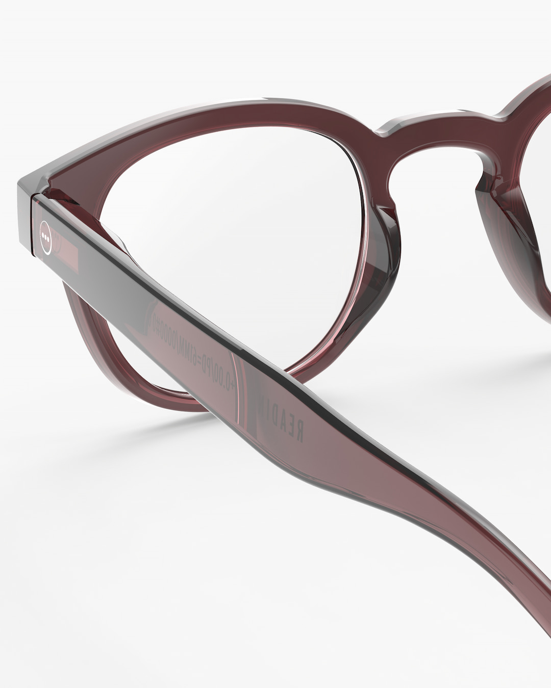Trendy READING glasses #C Old Leather Square - Izipizi