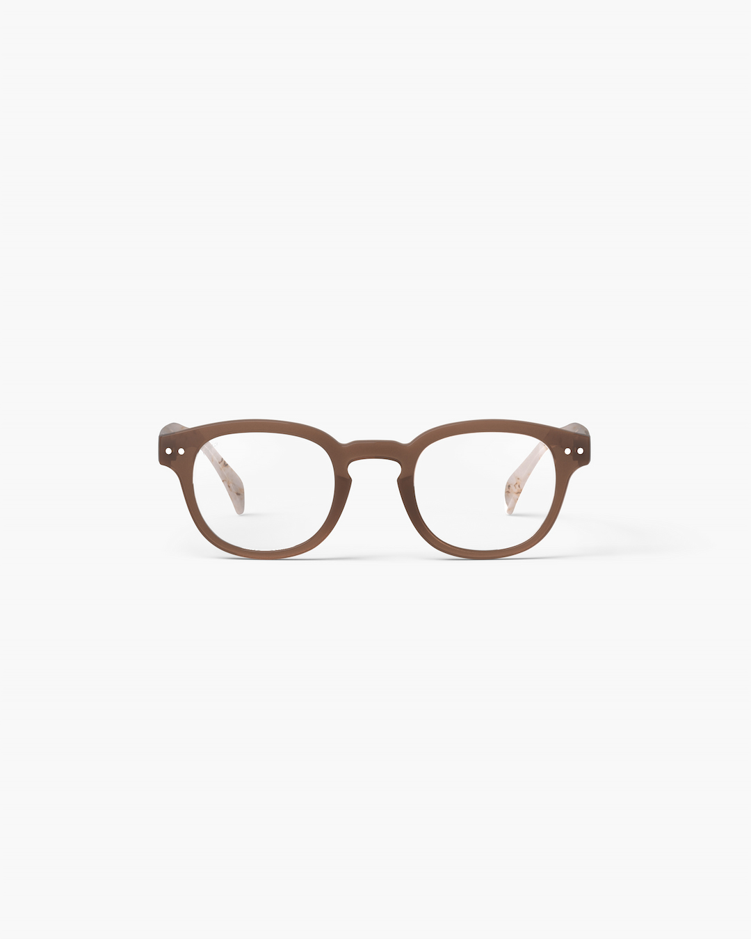 Lunette #C Light Marble Carré Beige à la mode - Izipizi