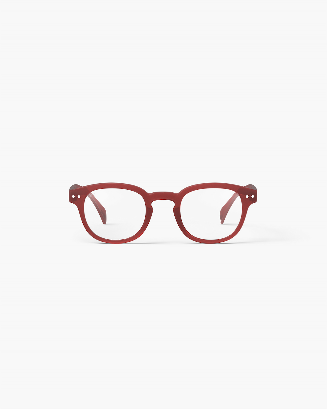 Trendy READING glasses #C Carmine Red Square - Izipizi