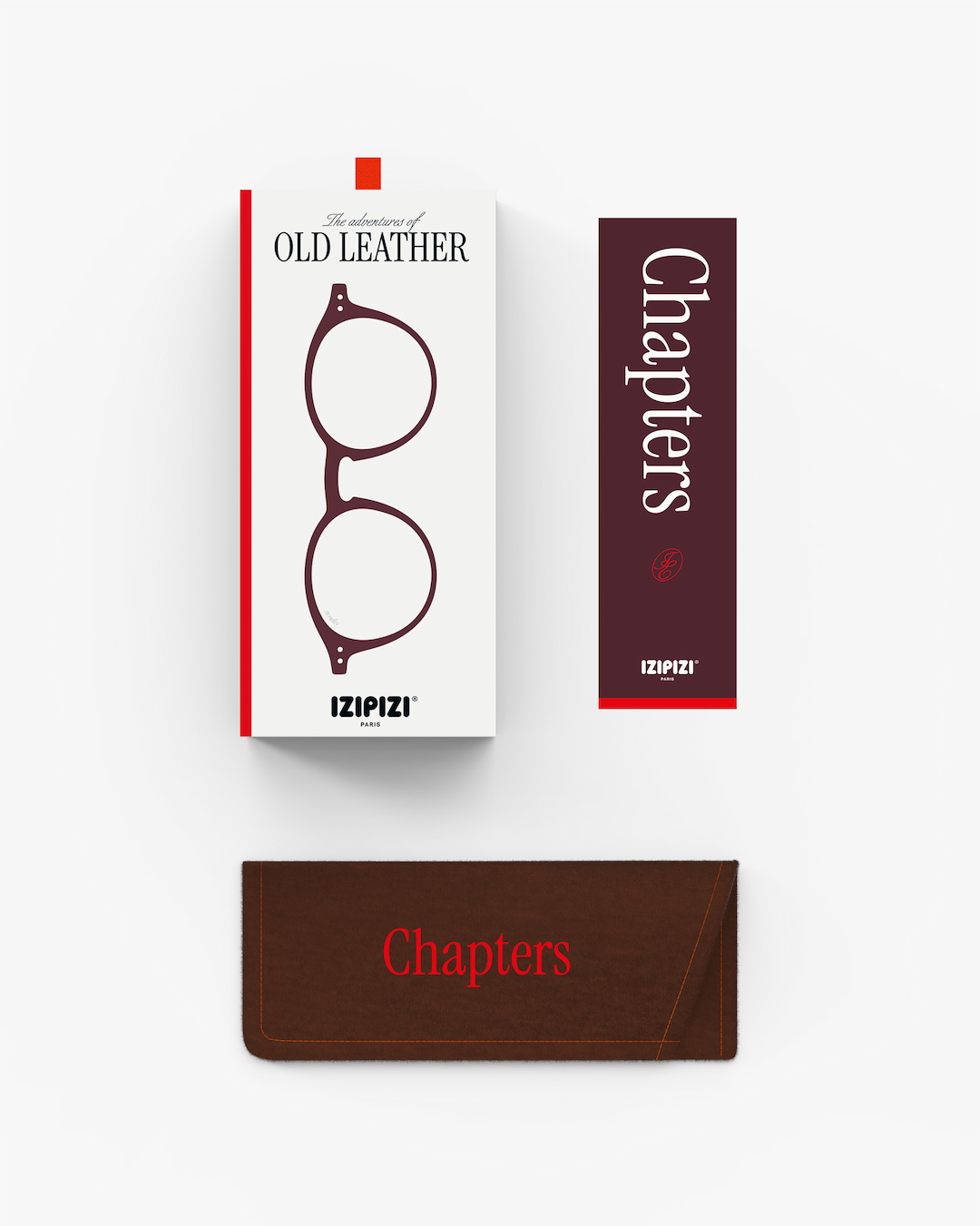 Trendy READING glasses #D Old Leather Pantos - Izipizi