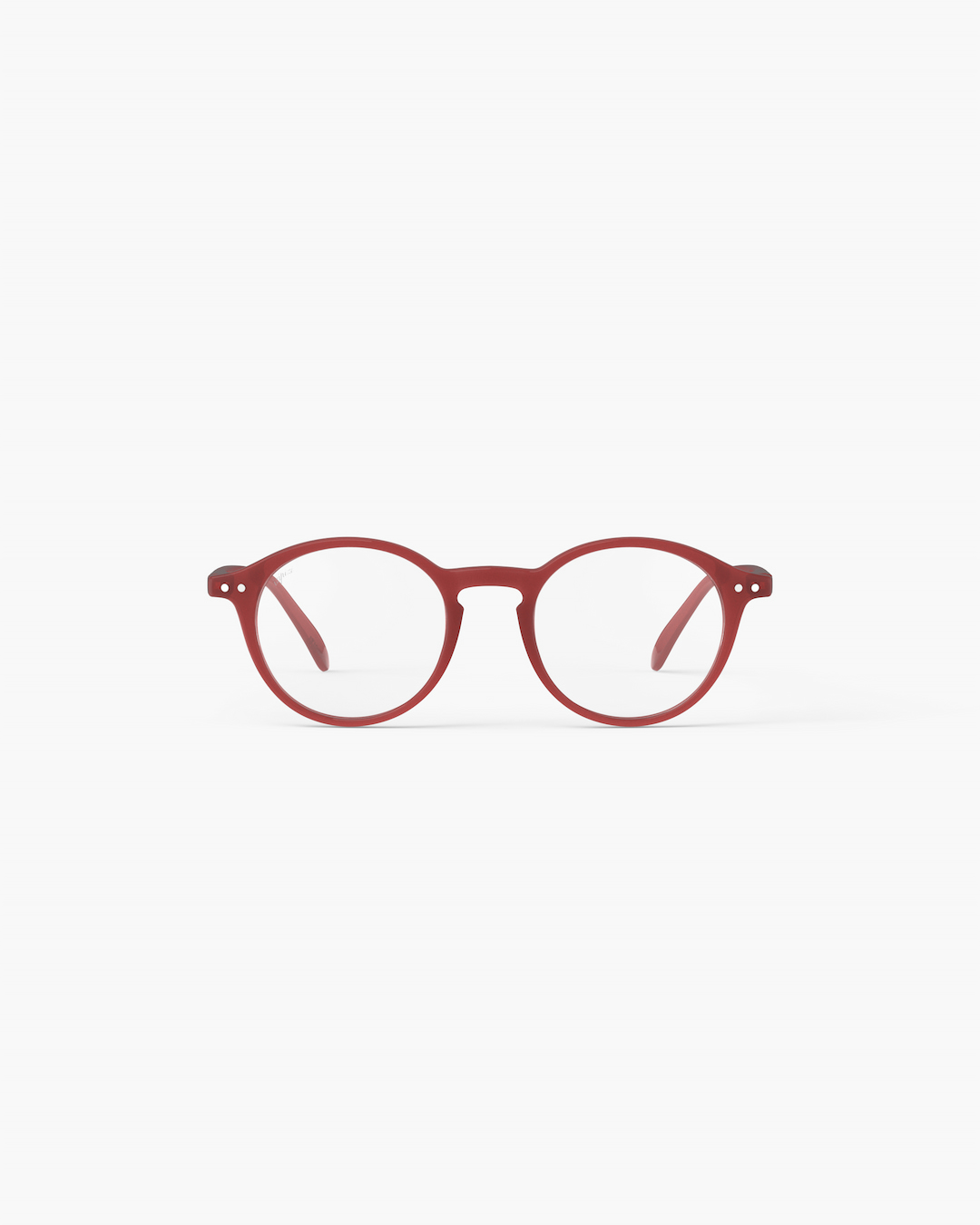 Trendy READING glasses #D Carmine Red Pantos - Izipizi