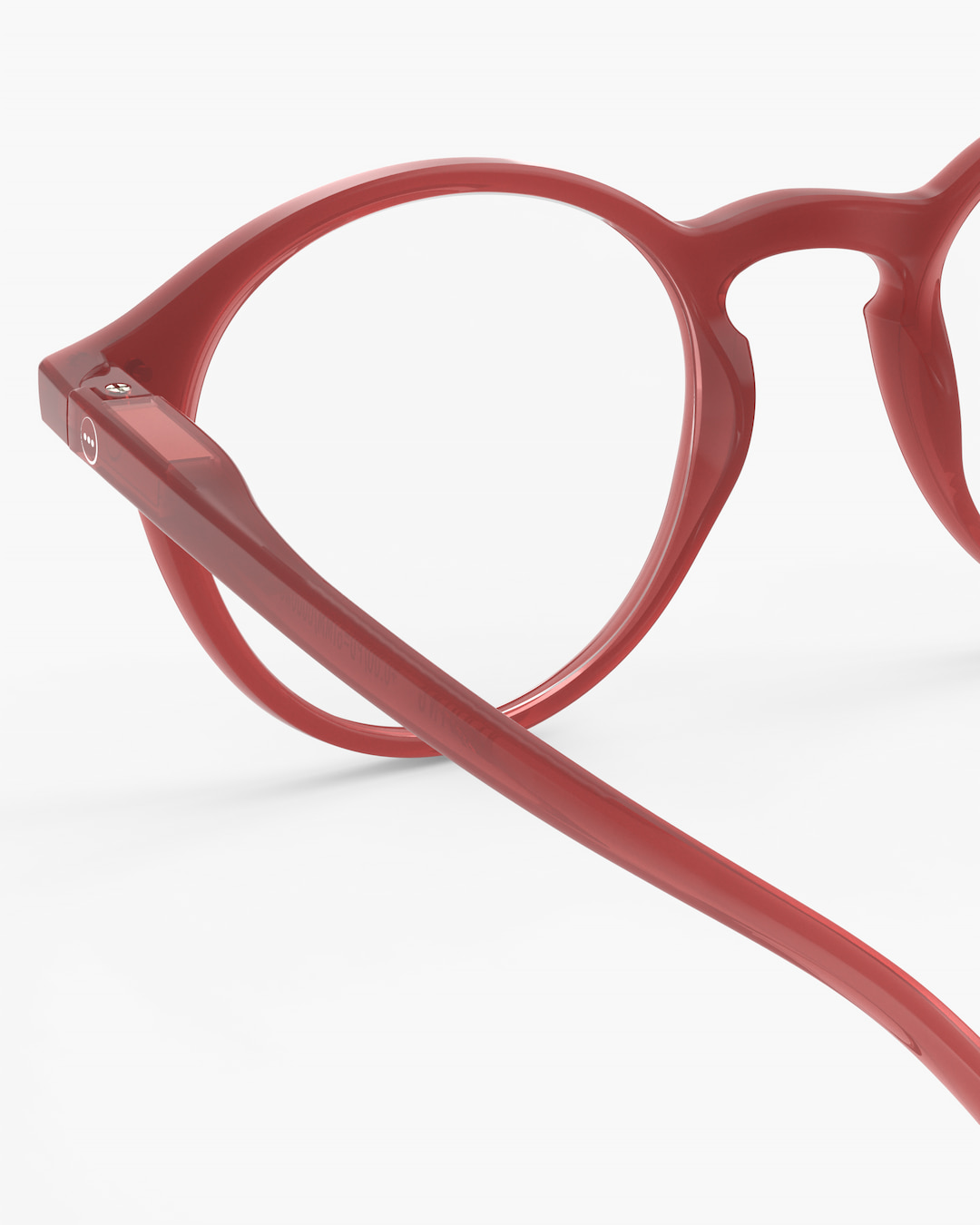 Trendy READING glasses #D Carmine Red Pantos - Izipizi