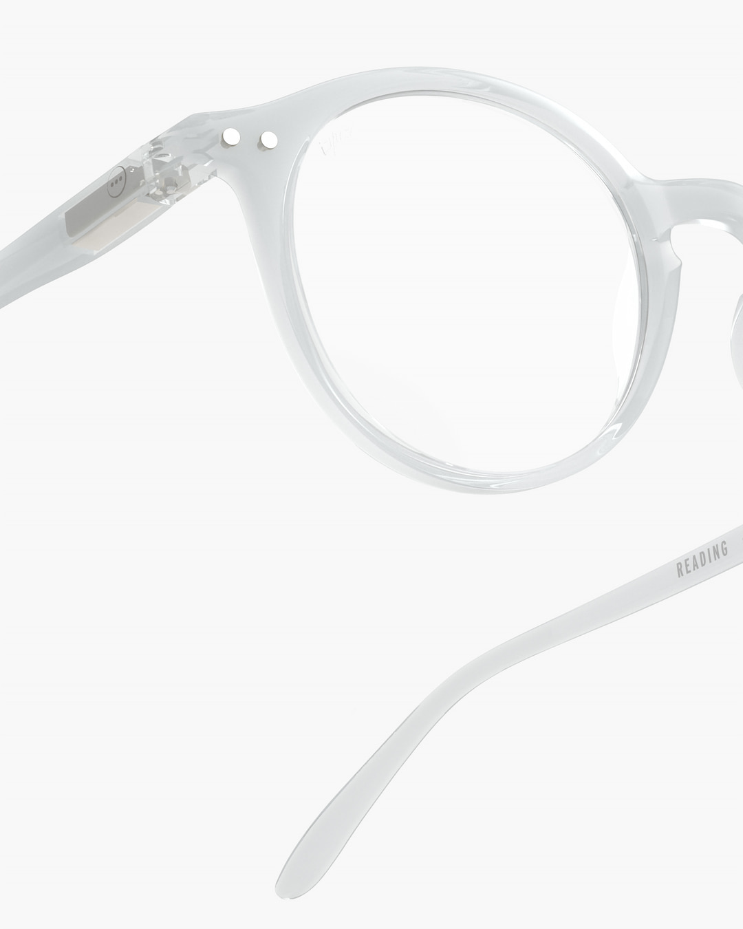 Trendy READING glasses #D Moonlight Grey Pantos - Izipizi